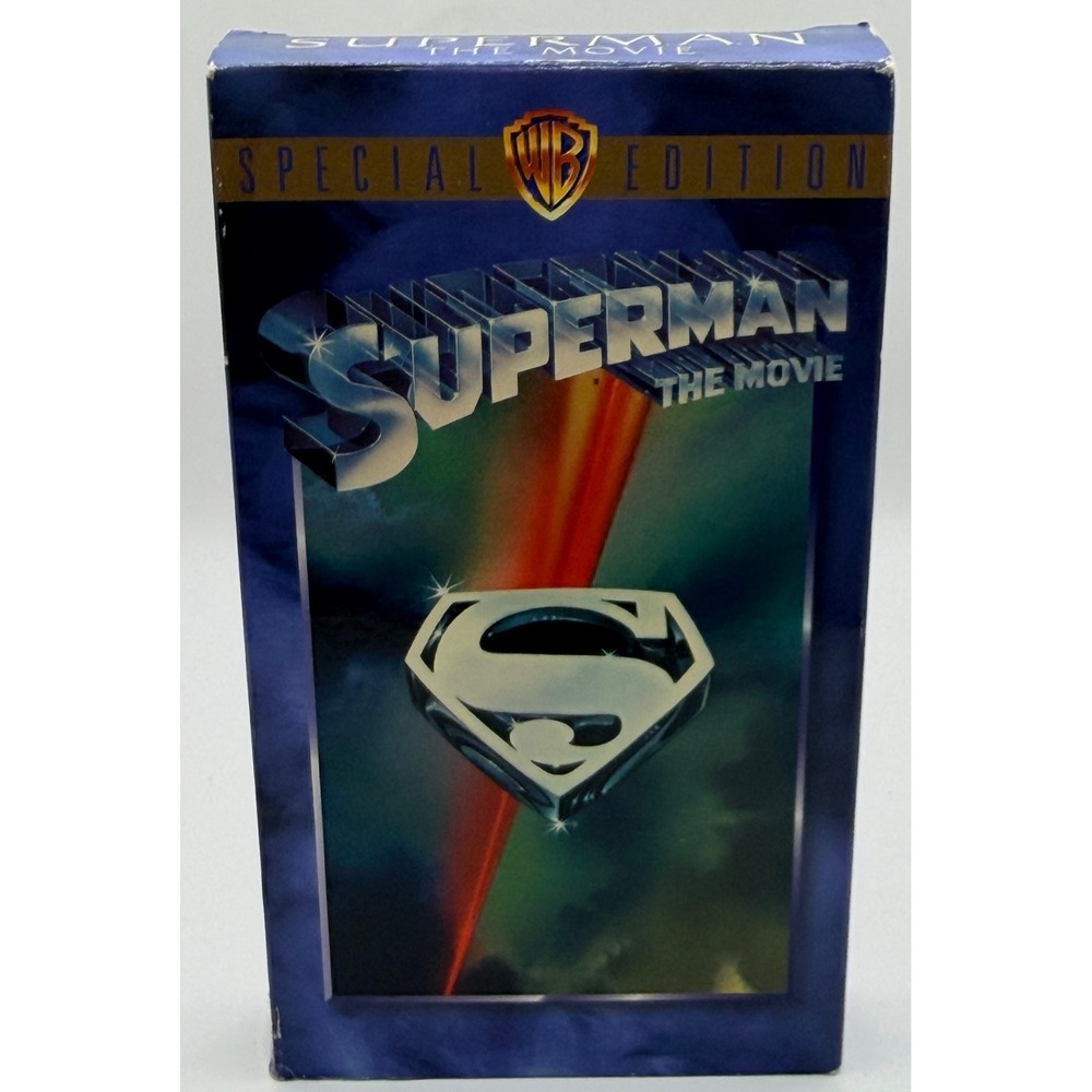 Superman The Movie Special Edition VHS 2001 Warner Home Video Christopher Reeve